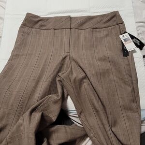 Counterparts Tan and Brown Plaid Pants
